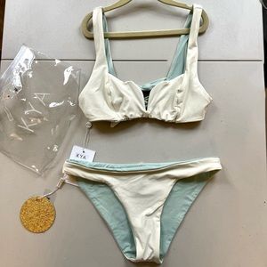 KYA SWIM ZOEY BOTTOM - (CAPRI/SHELL) XS